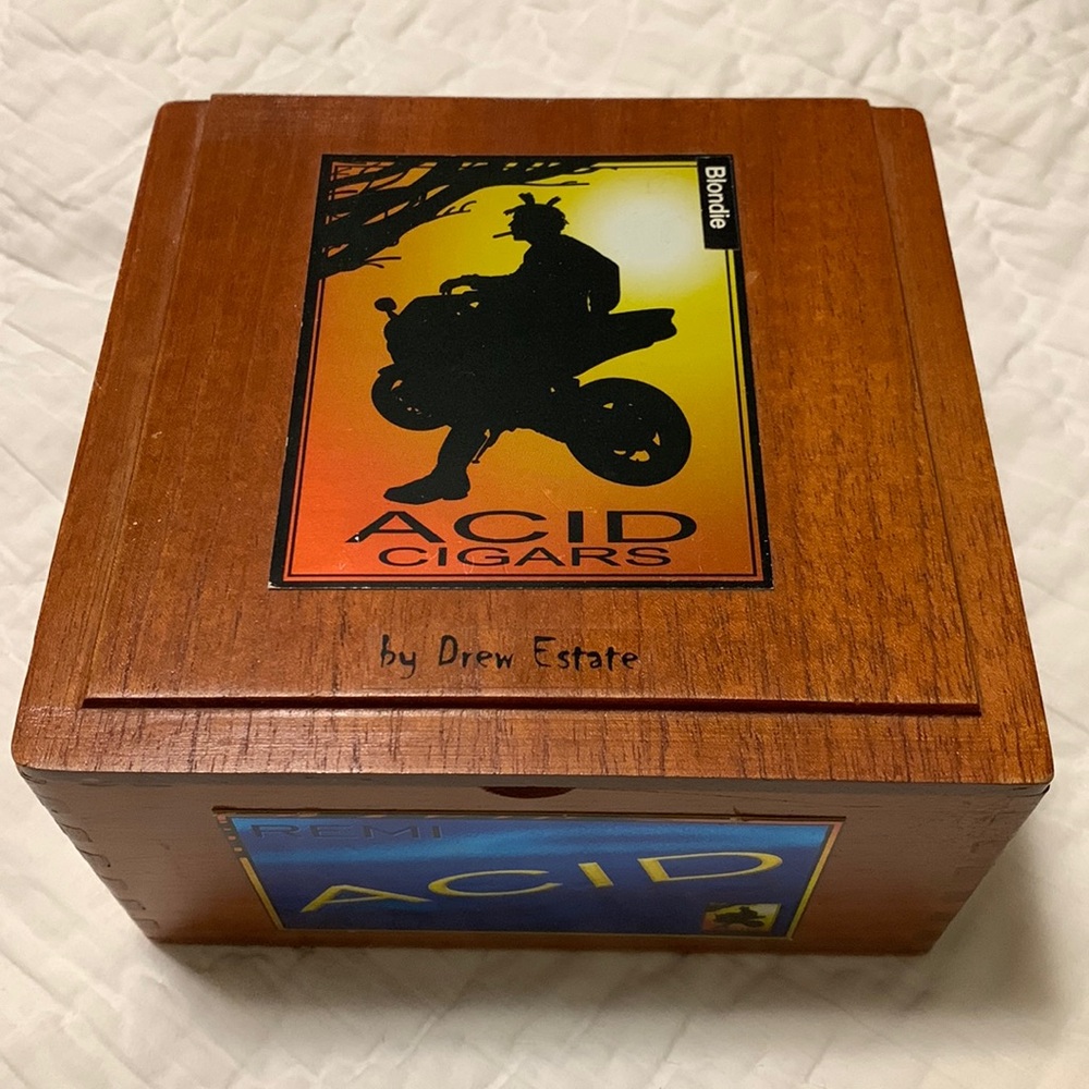 Cigar Box Acid Cigar Wood Box Drew Estate